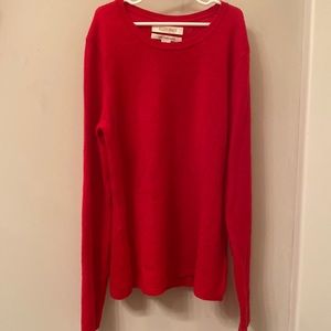 Red Ellen Tracy 100% Cashmere Sweater